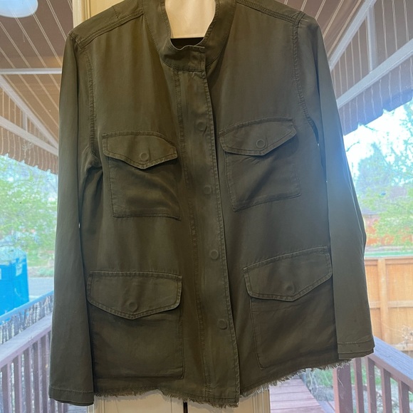 Sanctuary Lightweight Army Green Cargo Jacket - Picture 3 of 10